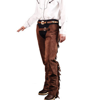 PULL-UP WESTERN CHAPS MIT FRANGES
