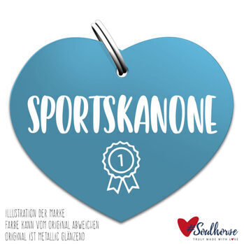 “Sportskanone” Marke türkis